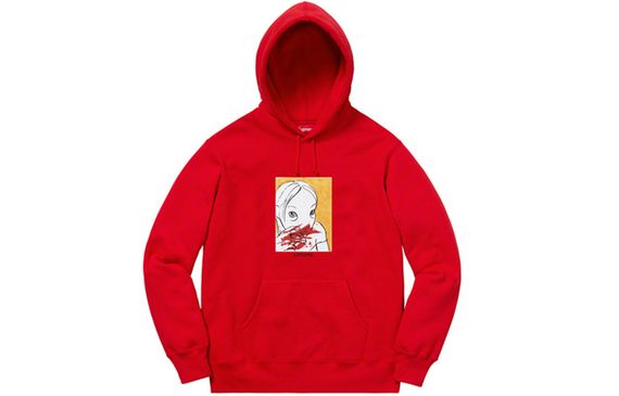 Supreme FW19 Week 3 Nose Bleed Hooded Sweatshirt