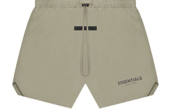 Fear of God Essentials FW21 Volley Short Pistachio Logo