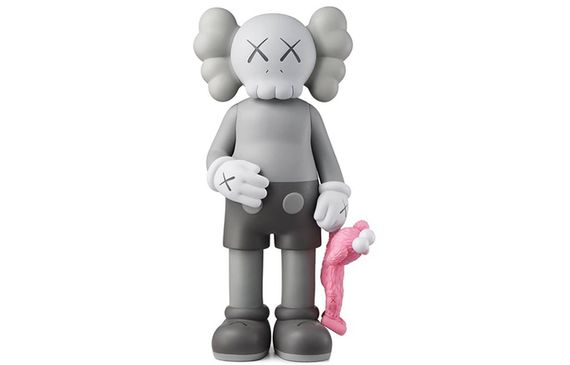 KAWS Share Vinyl Figure Grey 10cm