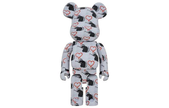 BE@RBRICK BANKSY LOVE RAT 70cm
