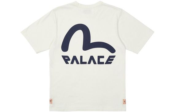 PALACE x EVISU Seagull T-Shirt Egret Logo T