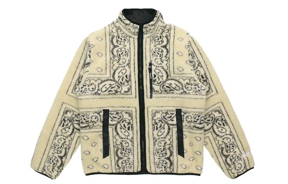 Supreme FW19 Week 3 Reversible Bandana Fleece Jacket