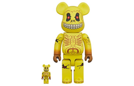 BE@RBRICK MAD BALLS Skull Face 100％+400％