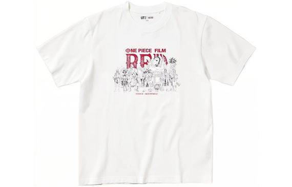 UNIQLO x one piece film red T