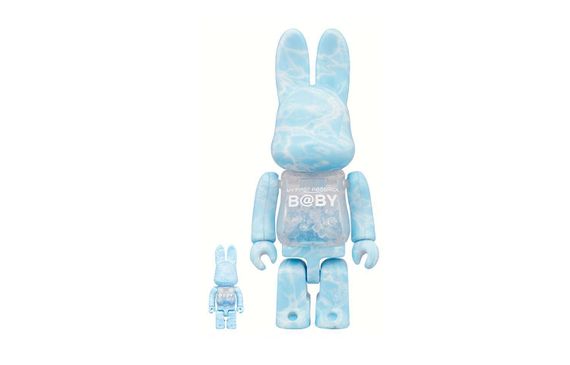 BE@RBRICK 400%100% R@BBRICK MY FIRST B@BY WATER CREST Ver. 8cm,32cm