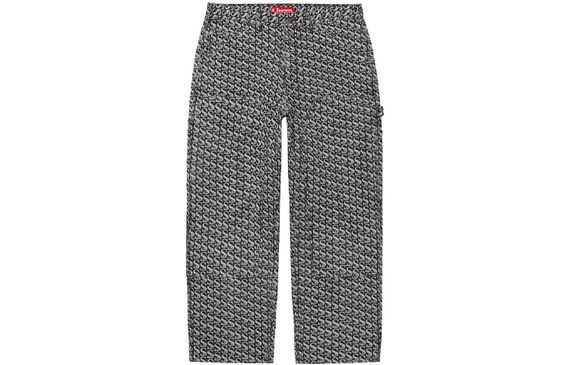 Supreme FW21 Week 5 Monogram Double Knee Denim Painter Pant