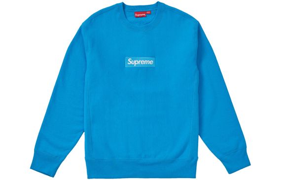 Supreme Box Logo Crewneck Bright Royal