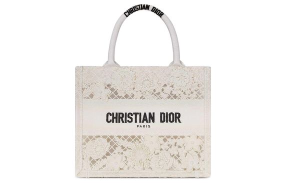 DIOR BookTote D-Lace Macramé Tote