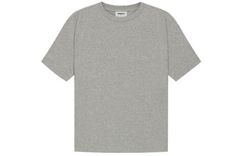 Fear of God Essentials SS21 Short Sleeve Tee Dark Heather Oatmeal Logo T