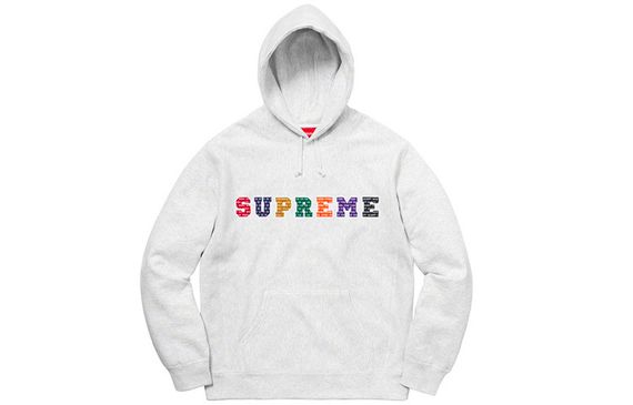 Supreme FW19 Week 1 The Most Hooded Sweatshirt logo