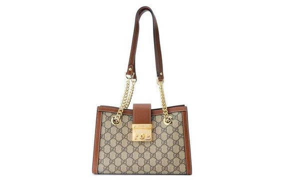 GUCCI Padlock Logo Tote /