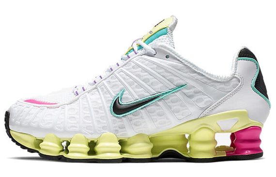 Nike Shox TL White/Lime Green