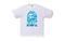 A BATHING APE FIRE CAMO BAPE FLAME TEE MENS T