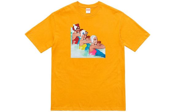 Supreme SS18 Swimmers Tee Mustard T