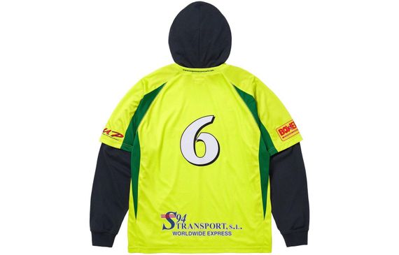 Supreme FW23 WEEK1 HOODED SOCCER JERSEY Logo 6