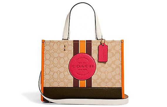 COACH Dempsey Logo Tote