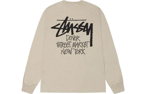 Stussy x Dover Street Market FW23 DSM New York Ls Tee Logo T