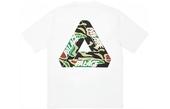 PALACE SS23 Jungle Camo Trl-ferg T-Shirt White Logo T