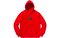 Supreme SS19 Apple Hooded Sweatshirt Red logo