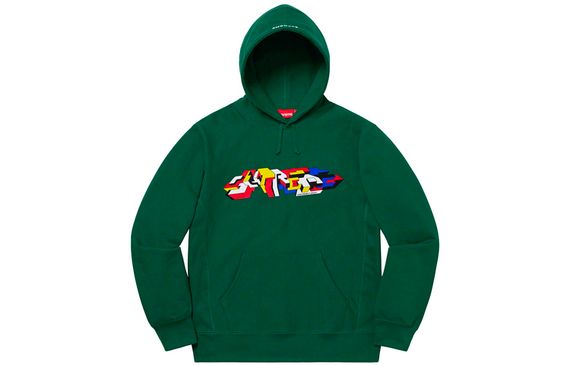 Supreme FW19 Week 7 Delta Logo Hooded Sweatshirt logo
