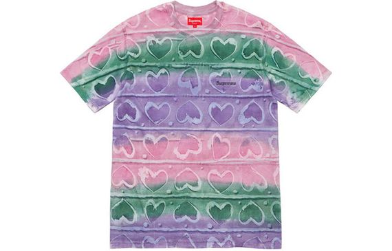 Supreme FW19 Week 3 Hearts Dyed S/S Top T