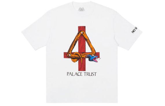 PALACE FW21 ULTIMO Trust Palace T-shirt White T
