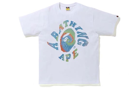 BAPE Tie Dye Twist College Tee T