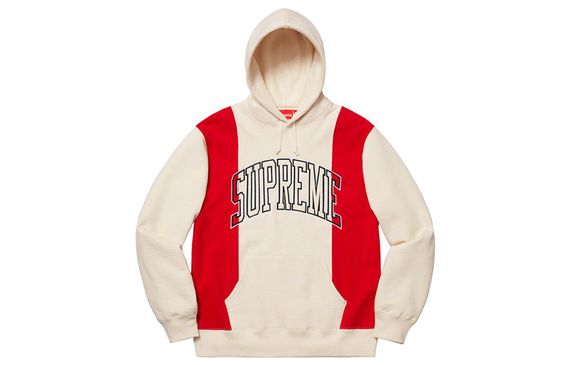 Supreme FW19 Week 4 Paneled Arc Hooded Sweatshirt Logo