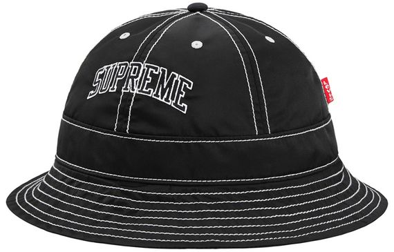 Supreme FW19 Week 9 x Levi&#39;s Nylon Bell Hat