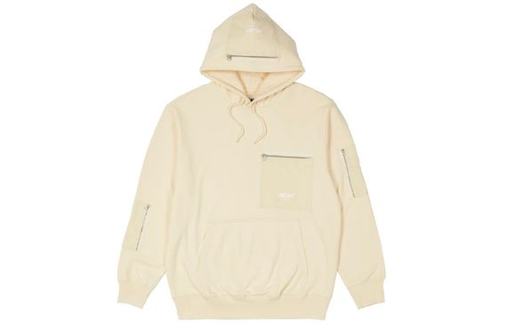 PALACE FW21 Flight Pocket Hood Ecru