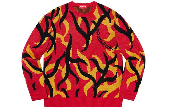 Supreme FW19 Week 2 Tribal Camo Sweater