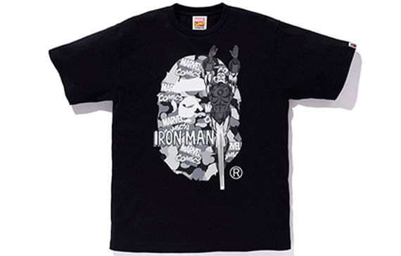 A BATHING APE x rvel Camo Tee T